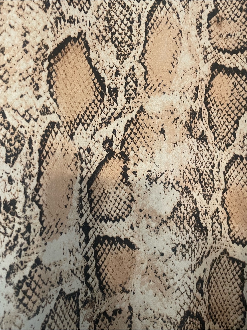 Lulu's Neutral Snake-Print Ruffle Midi Skirt - Picture 5 of 7